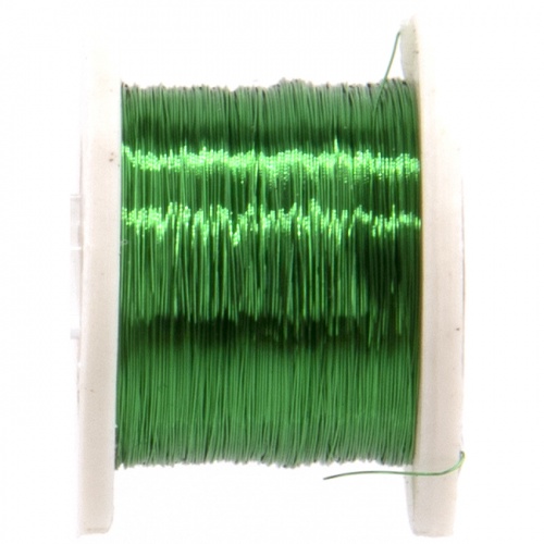 Turrall 0.2mm Medium Copper Wire Green Fly Tying Materials (Product Length 36ft / 11m)